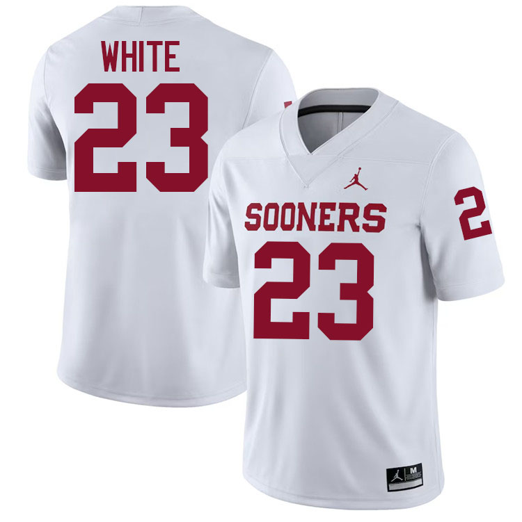 DaShaun White Oklahoma Sooners Jersey,Oklahoma Sooners Football Uniforms,Jersey-White